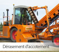 Derasement d'accotement